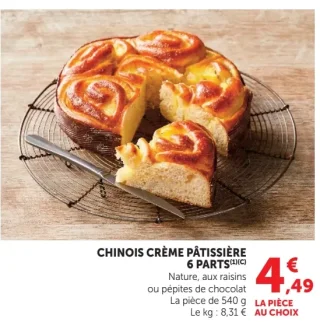 Chinois Crème Pâtissière 6 parts