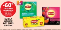La gamme des thés Lipton