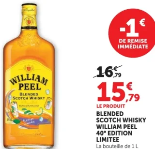 Blended Scotch Whisky William Peel 40° Edition Limitée