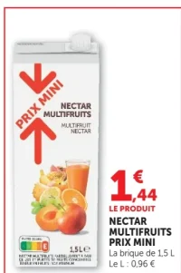 Nectar Multifruits Prix Mini