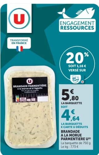 BRANDADE DE MORUE PARMENTIERE U