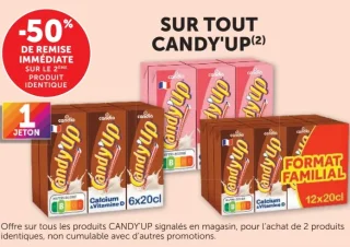 Lait aromatisé Candy'Up