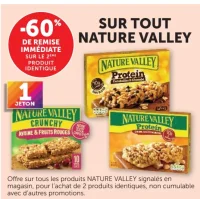 Barres de céréales Nature Valley