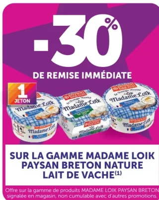 Fromage fouetté Madame Loïk Paysan Breton Nature