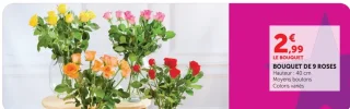 Bouquet de 9 roses