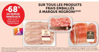 Tous les produits frais emballés Negroni