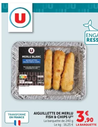 Aiguillette de Merlu Fish & Chips U