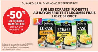 Écrasés Florette