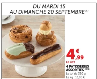 4 Patisseries Assorties