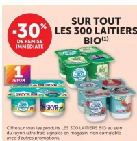 Produits laitiers Les 300 Laitiers Bio