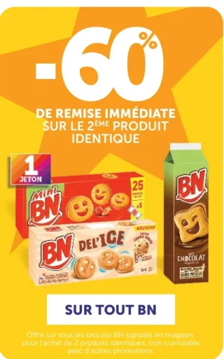 Biscuits BN (Mini BN, Del'Ice, Chocolat)