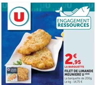 Filet de limande meunière U