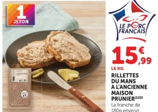 Rillettes du Mans à l'ancienne Maison Prunier