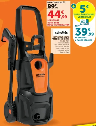 Nettoyeur haute pression scholtès SCHP110