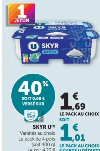 Skyr U(1) Variétés au choix