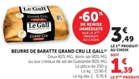 Beurre de Baratte Grand Cru Le Gall