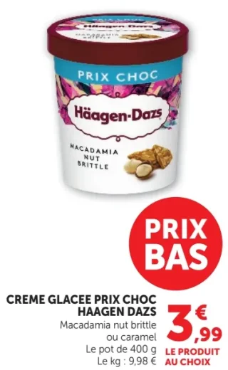 Crème glacée Häagen-Dazs