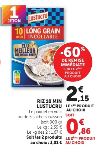 Riz 10 min Lustucru