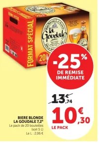Bière blonde La Goudale