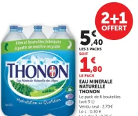 EAU MINERALE NATURELLE THONON