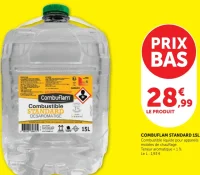 COMBUFLAM STANDARD 15L Combustible liquide pour appareils mobiles de chauffage