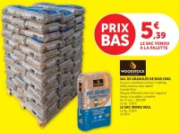 Woodstock Sac de granulés de bois 15kg