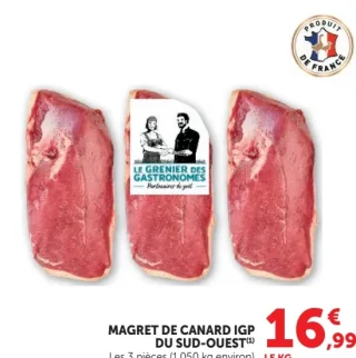 Magret de canard IGP du Sud-Ouest Le Grenier des Gastronomes