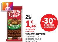 Tablettes Kit Kat