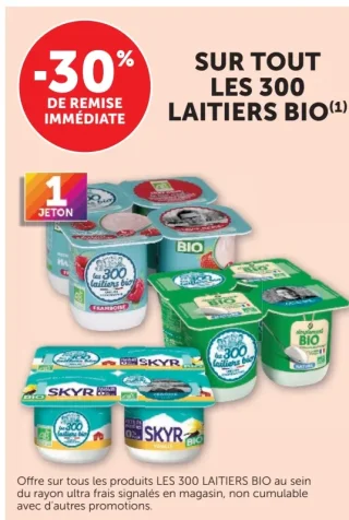 Gamme Les 300 Laitiers Bio