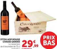 Fitou AOP Rouge Chasse Gardee La caisse bois