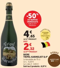 BIERE TRIPEL KARMELIET 8,4°