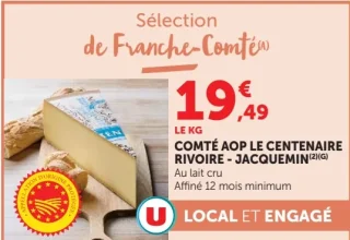 Comté AOP Le Centenaire Rivoire - Jacquemin
