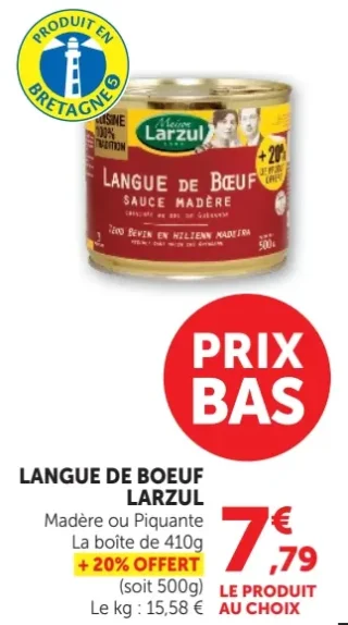 Langue de boeuf Larzul