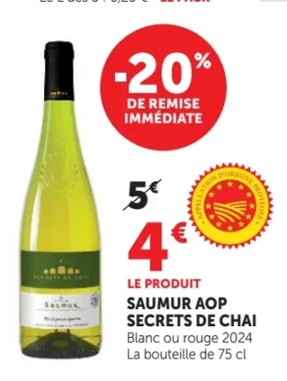 Saumur AOP Secrets de Chai