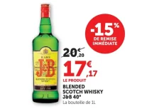 Blended Scotch Whisky J&B 40°