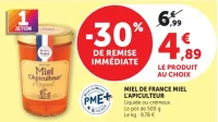 Miel de France Miel L'Apiculteur Liquide ou crémeux