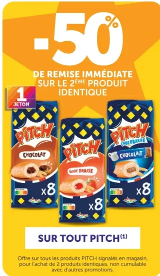 Brioches Pitch -50% SUR TOUT