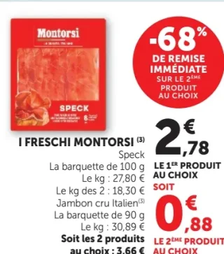 Speck / Jambon cru Italien I Freschi Montorsi