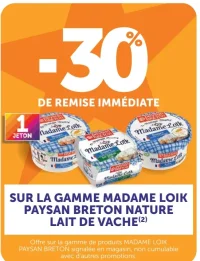 LA GAMME MADAME LOIK PAYSAN BRETON NATURE LAIT DE VACHE -30%