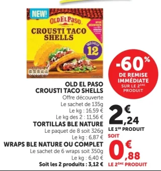 Crousti Taco Shells Old El Paso