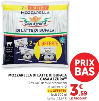 Mozzarella di latte di bufala Casa Azzurra