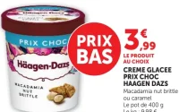 Häagen-Dazs Crème Glacée Macadamia nut brittle ou caramel