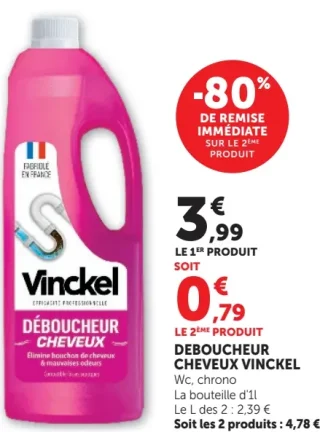 DEBOUCHEUR CHEVEUX VINCKEL