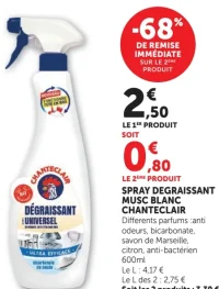 SPRAY DEGRAISSANT MUSC BLANC CHANTECLAIR