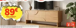 Meuble TV MTV 3 portes