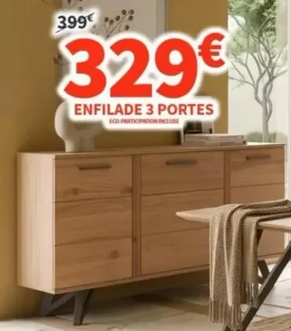 Enfilade 3 portes