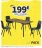 Promo TABLE + 4 CHAISES