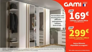 Dressing personnalisé au choix Gami