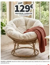 FAUTEUIL LOVEUSE