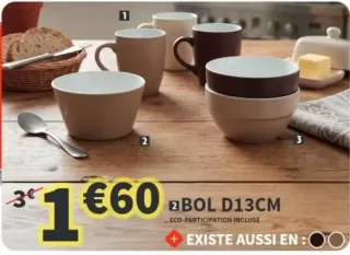 Bol D13cm Céramique